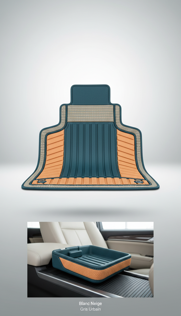 Set tapis auto toutes saisons antidérapant