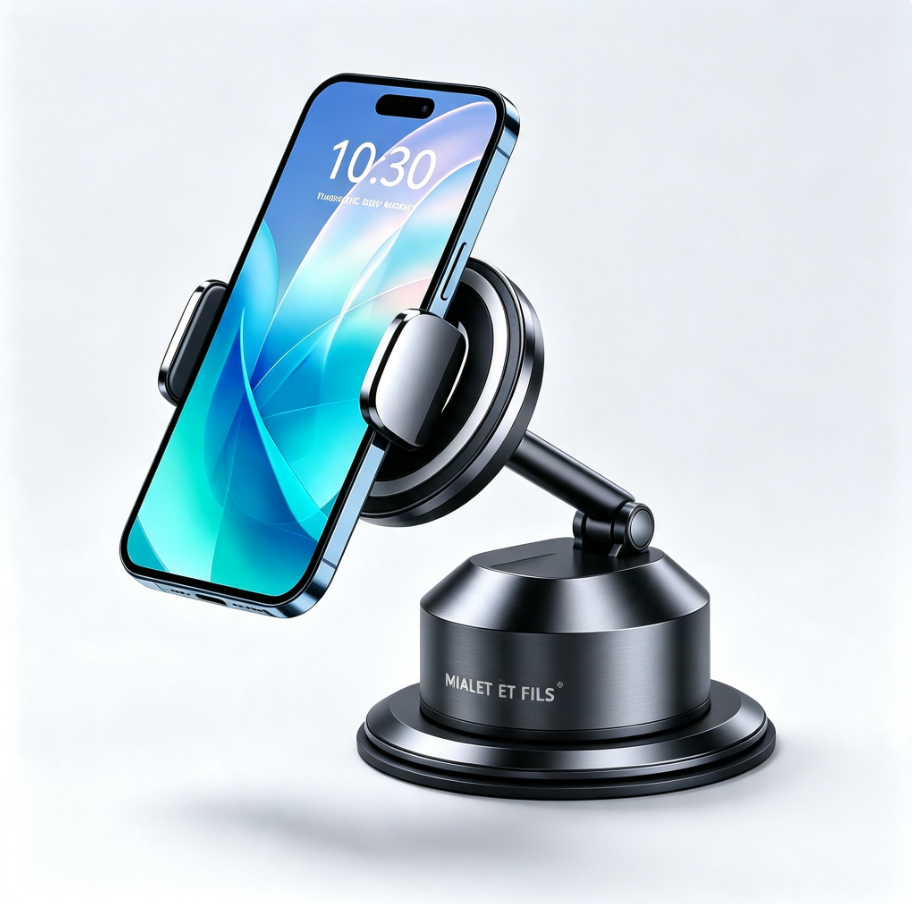 Support téléphone magnétique pour voiture
