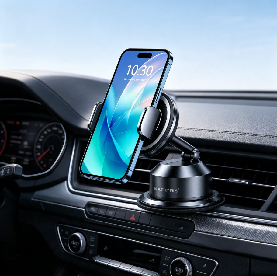 Support téléphone magnétique pour voiture